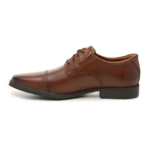 Clarks | Shoes | Size 8 New Clarks Tilden Cap Mens Dark Tan  display picture 1